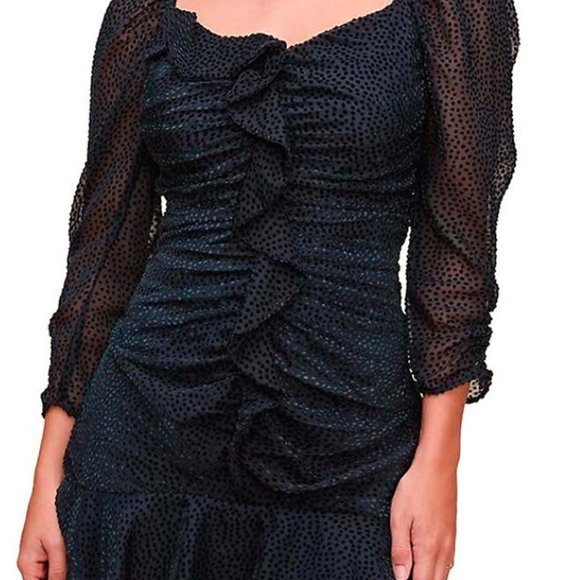 ASTR The Label Sephra Dot-Print Mini Dress - Picture 2 of 6